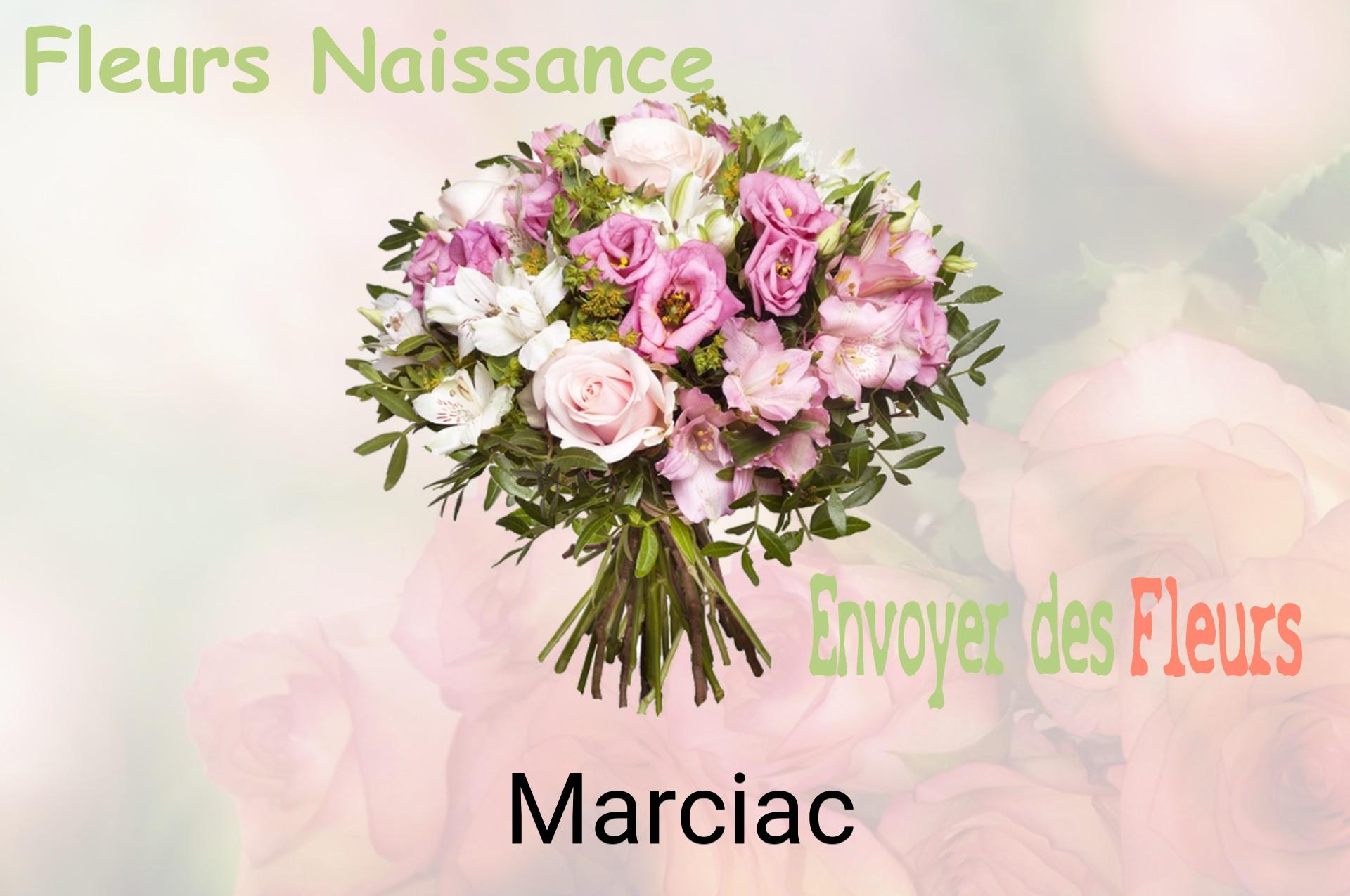 Bouquet de fleurs de naissance livré à Marciac